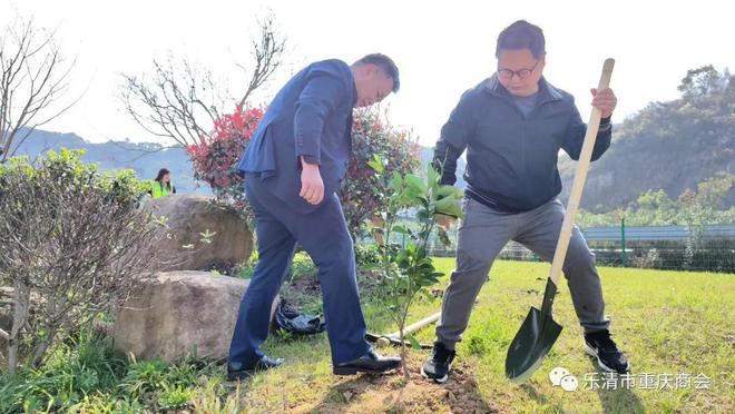 同植友谊树 共奔新征程｜重庆商会党支部开展党建联建植树活动(图5)